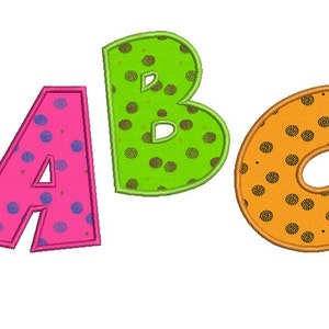 Applique embroidery fonts - Embroidery fonts - Applique font - Machine embroidery fonts  - INSTANT DOWNLOAD - 3 inch , 4 inch , 5 inch sizes