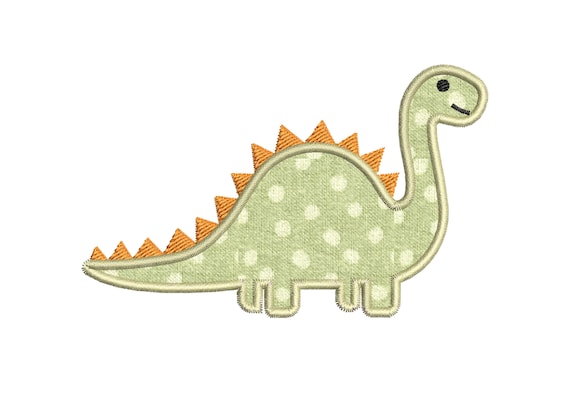 Animal Embroidery Machine Applique Design - Dinosaur embroidery design - Dino Applique - Applique for boys - INSTANT DOWNLOAD - 4X4 5X7 6X10