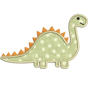 Animal Embroidery Machine Applique Design - Dinosaur embroidery design - Dino Applique - Applique for boys - INSTANT DOWNLOAD - 4X4 5X7 6X10 image 2