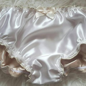 Made to Order* Double Layered SATIN SISSY Knickers any size any colour by SweetCheeks