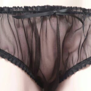 Made to Order..&quot;Sheer&quot; Organza/chiffon &quot;SISSY KNICKERS&quot; with or without a gusset. by SweetCheeks