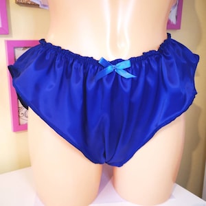 Made to Order..FRENCH STYLE satin sissy knickers..any size..any colour