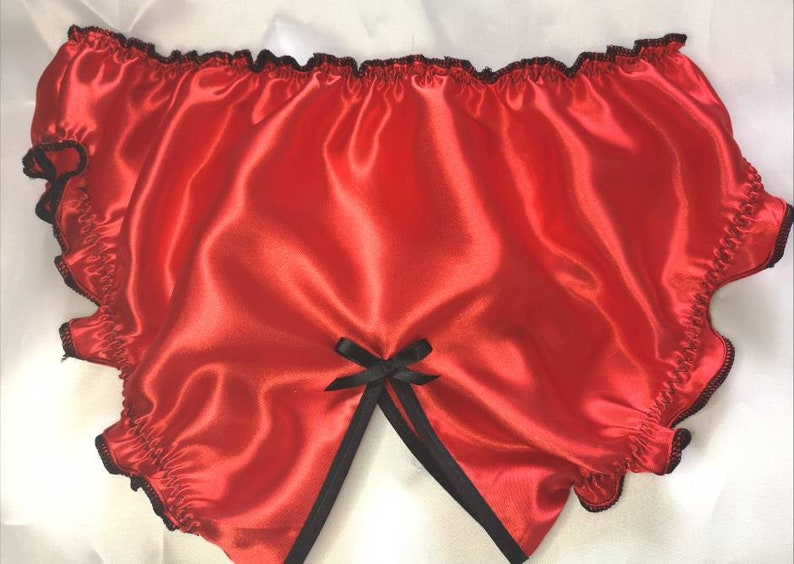 Made to Order..CROTCHLESS Satin Sissy Knickers. .any size..any | Etsy