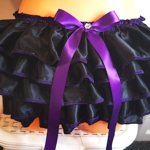 MADE TO ORDER..Satin Sissy Ruffle Bottom knickers..with satin ruffles..any size..any colour