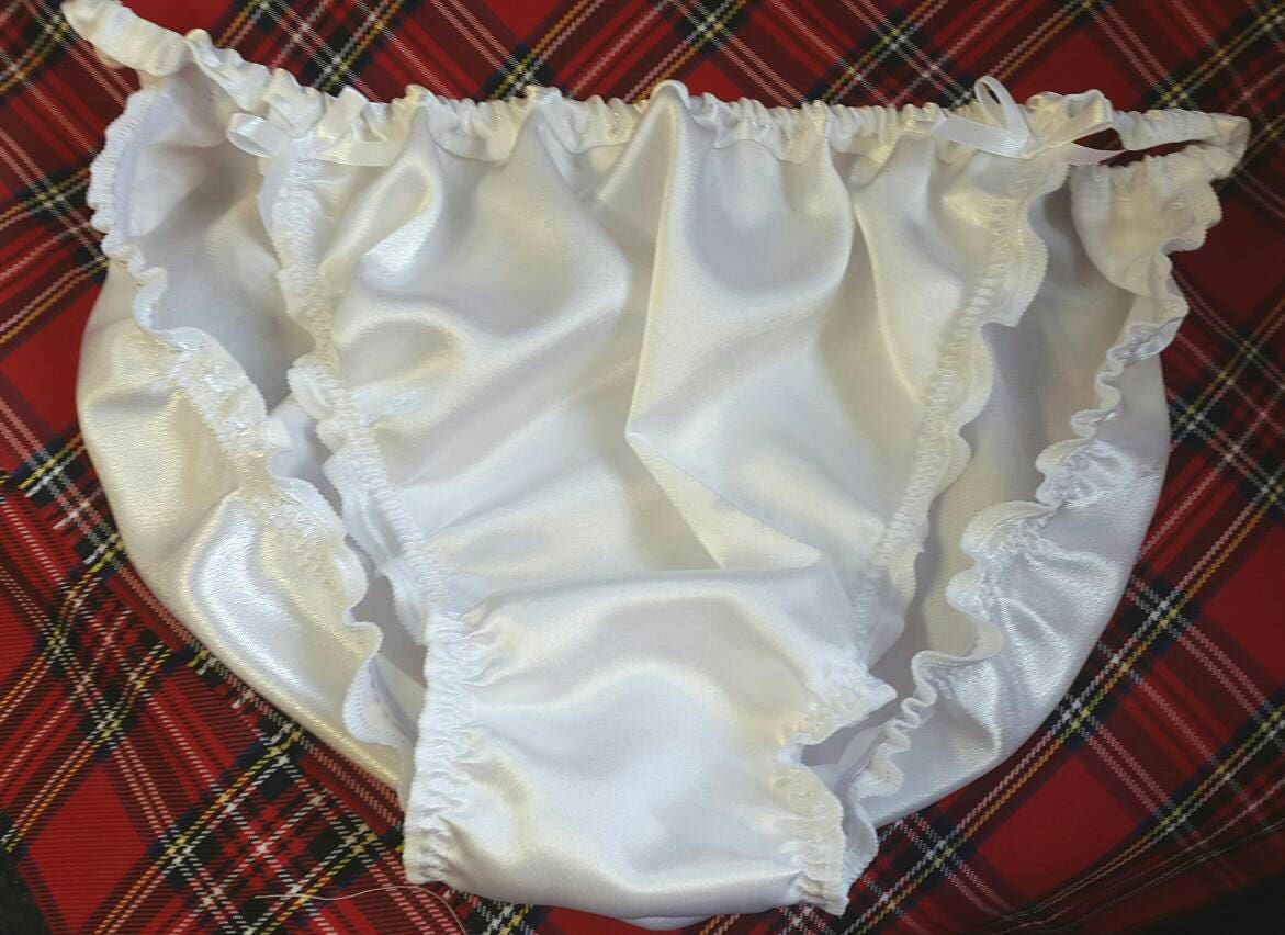 Made to order..Tanga Style Satin "SISSY KNICKERS" Sweetcheeks by Paula