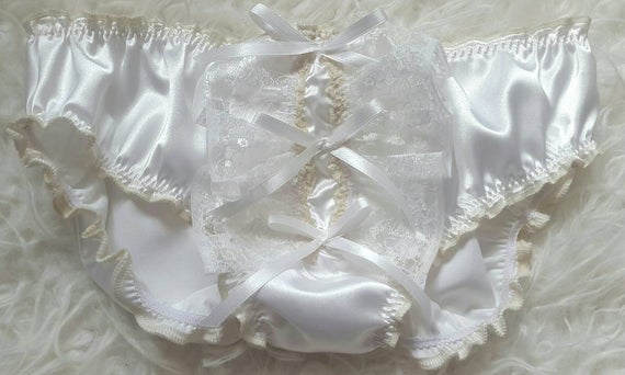 Made to Order SATIN SISSY BRIDAL Knickers Any Size Any Colour by  Sweetcheeks -  Canada