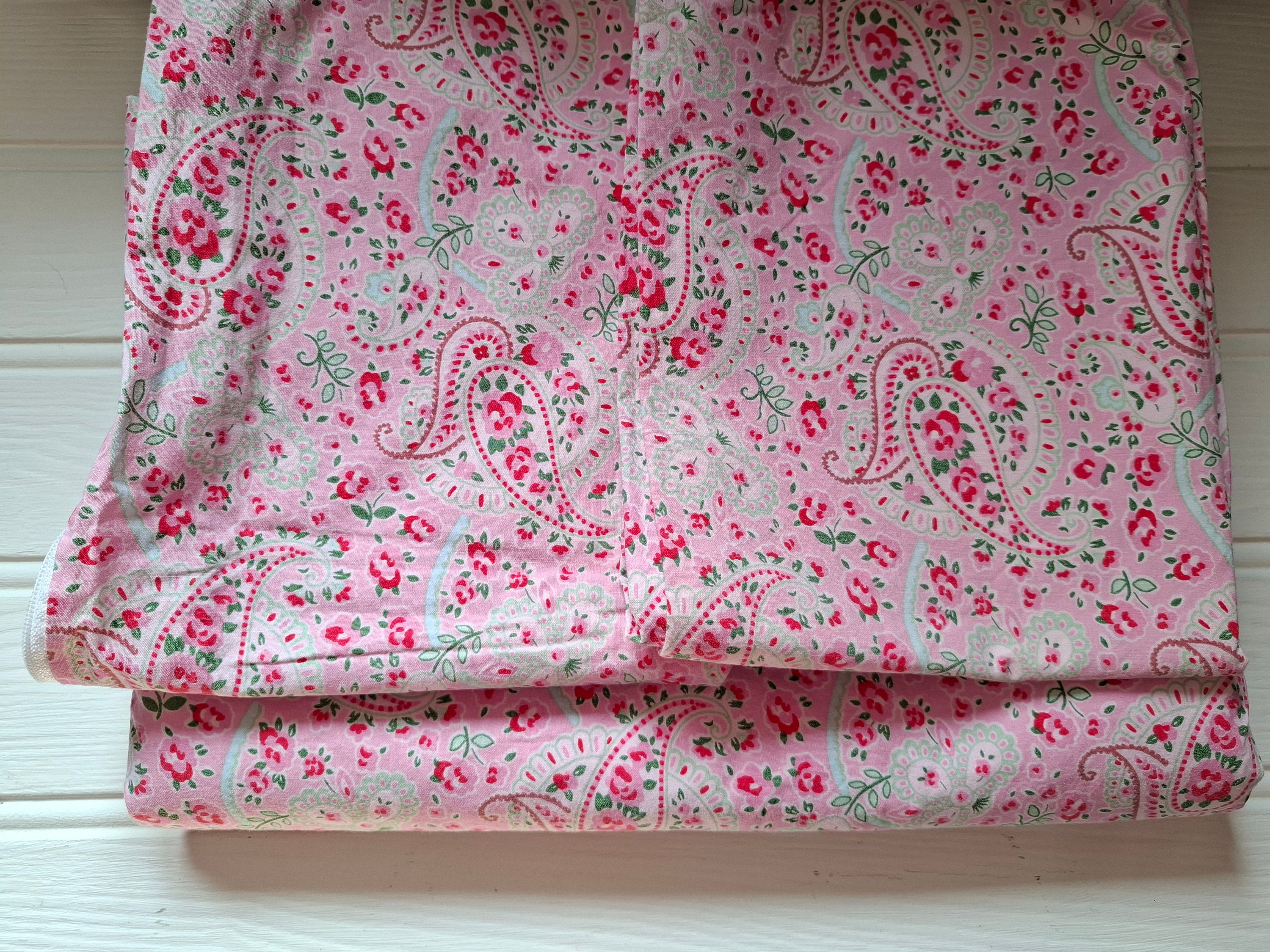 Pink Paisley Bedding Set. Cath Kidston for IKEA Duvet Cover. - Etsy