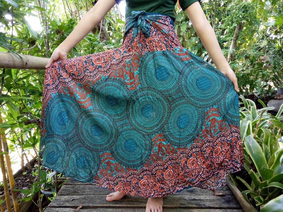 Tribal Skirt Hippie Skirt Rose Clothes Flower Skirt Haram Etsy