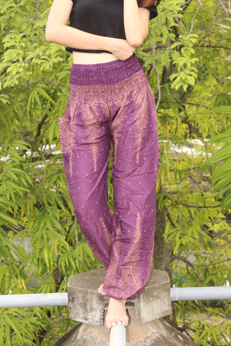 Bohemian Pants Music Festival Pants Harem Pants Hippie Pants Etsy