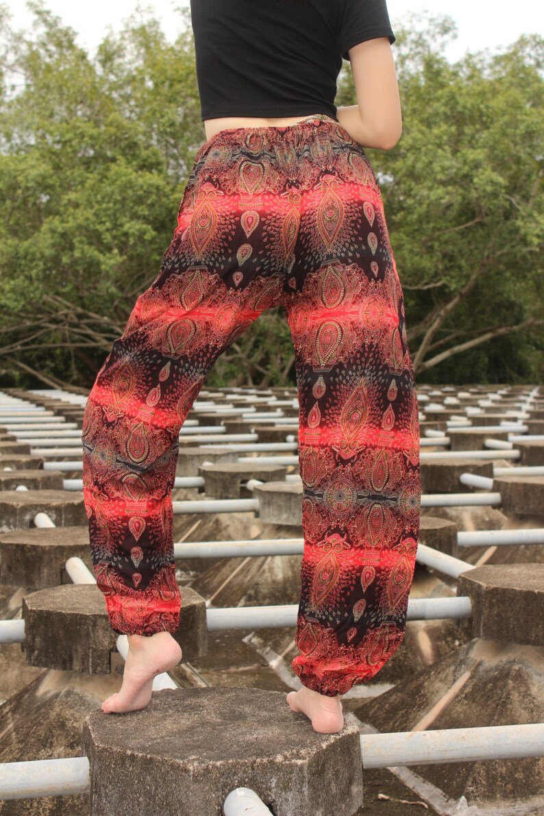 Hippie Pants Women Harem Pants Women Bohemian Pants Women Ropa Etsy