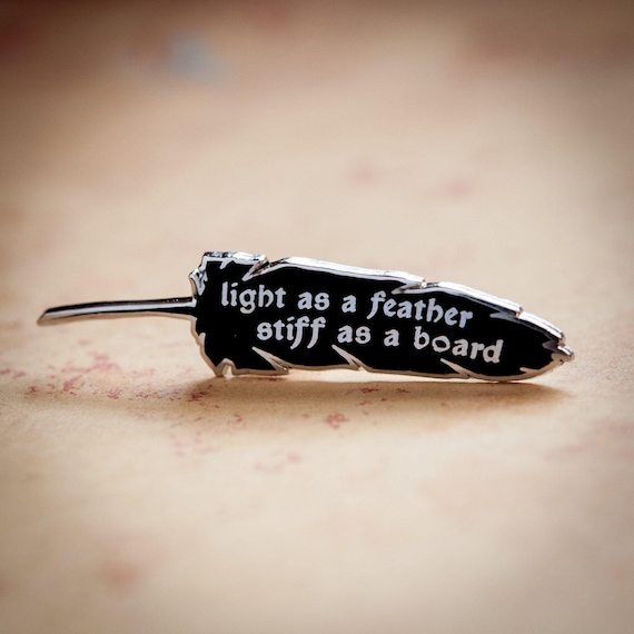 Light as a Feather Stiff as a Board Hard Enamel Pin | Etsy