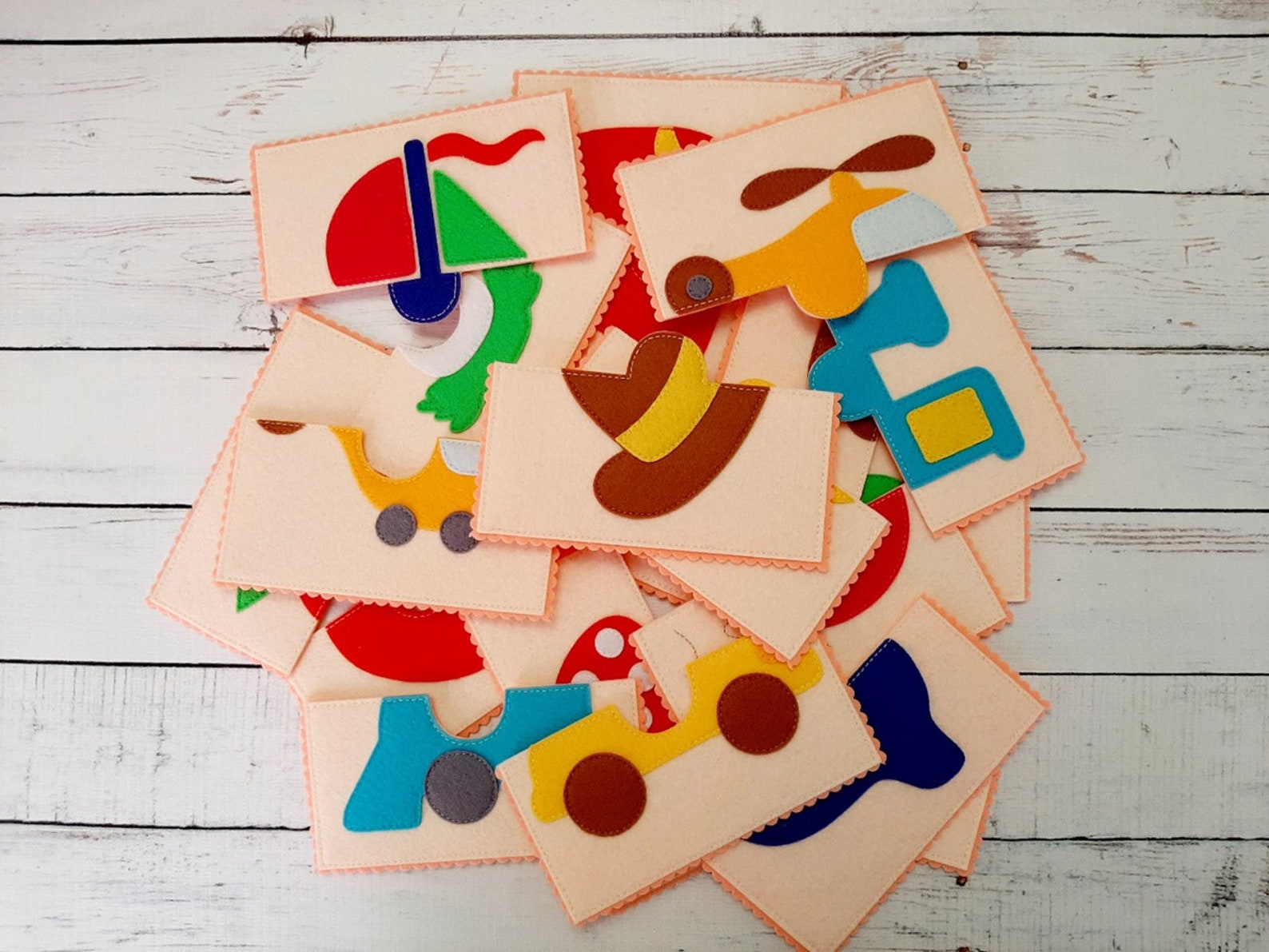 Felt Puzzle Pattern Puzzle for kids Felt Puzzle Toy for Etsy