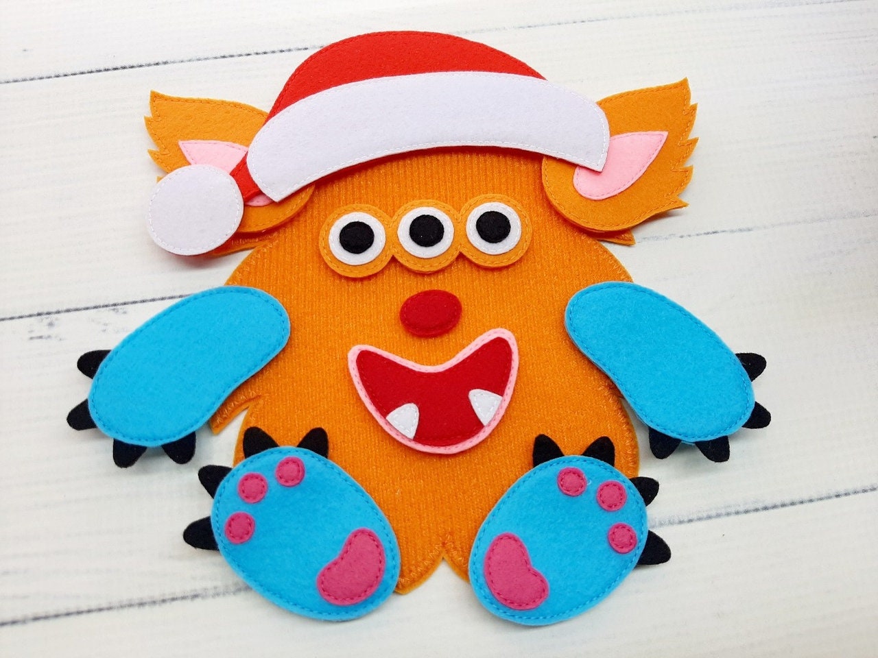 Felt educational game for toddlers PDF Pattern Educational Etsy