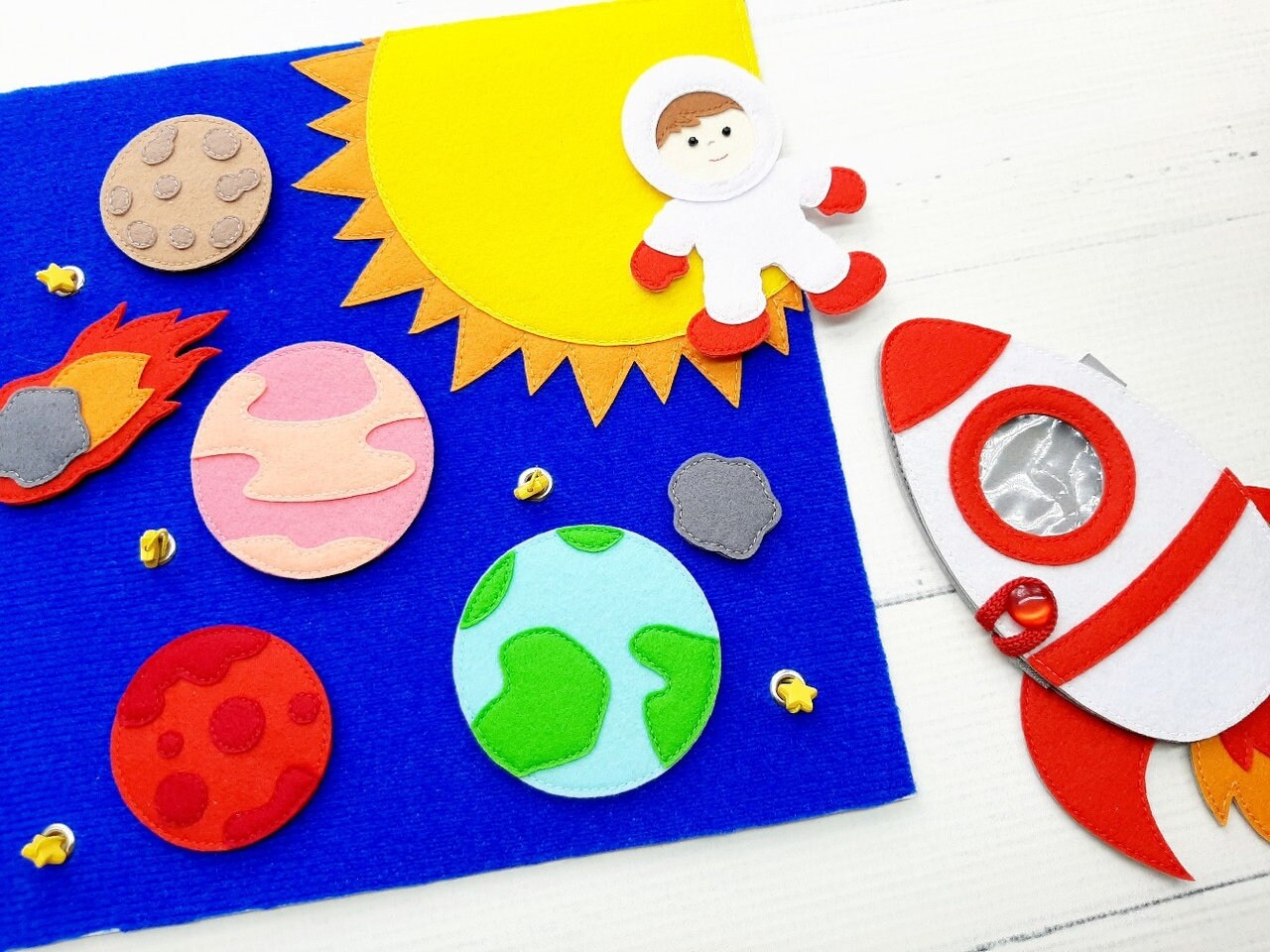 Quiet Book PDF PatternSolar System Quiet Book Quiet Book Etsy