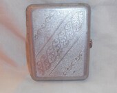 Soviet cigarettes case metal box cigars storage holder from 1960s comes from USSR gift for him collectible metal case tobbaco collectors