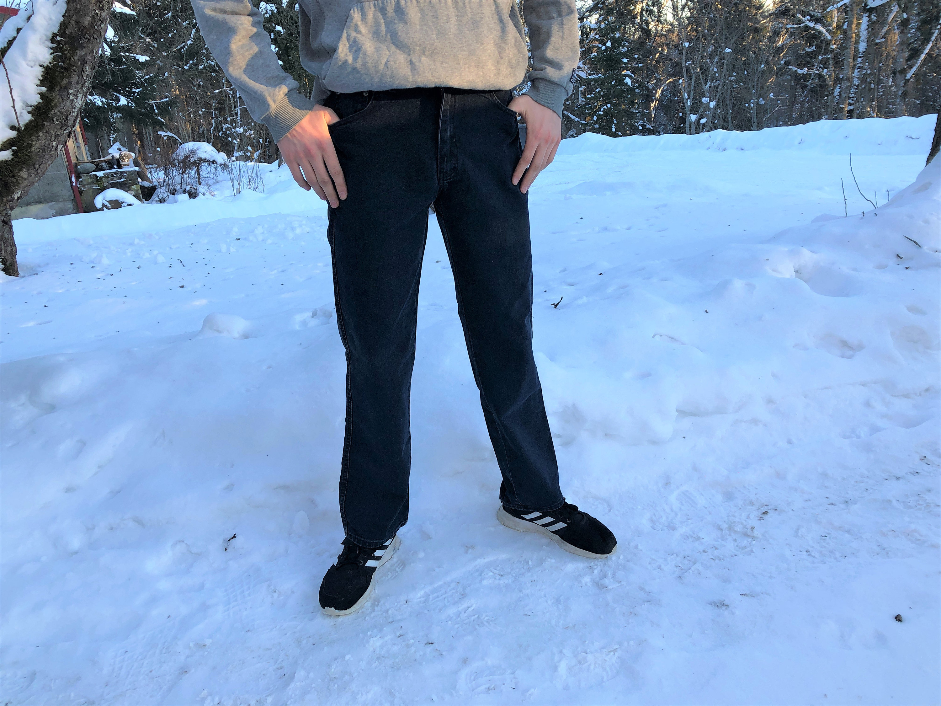 Vintage Men HUGO BOSS Dark Blue Denim 