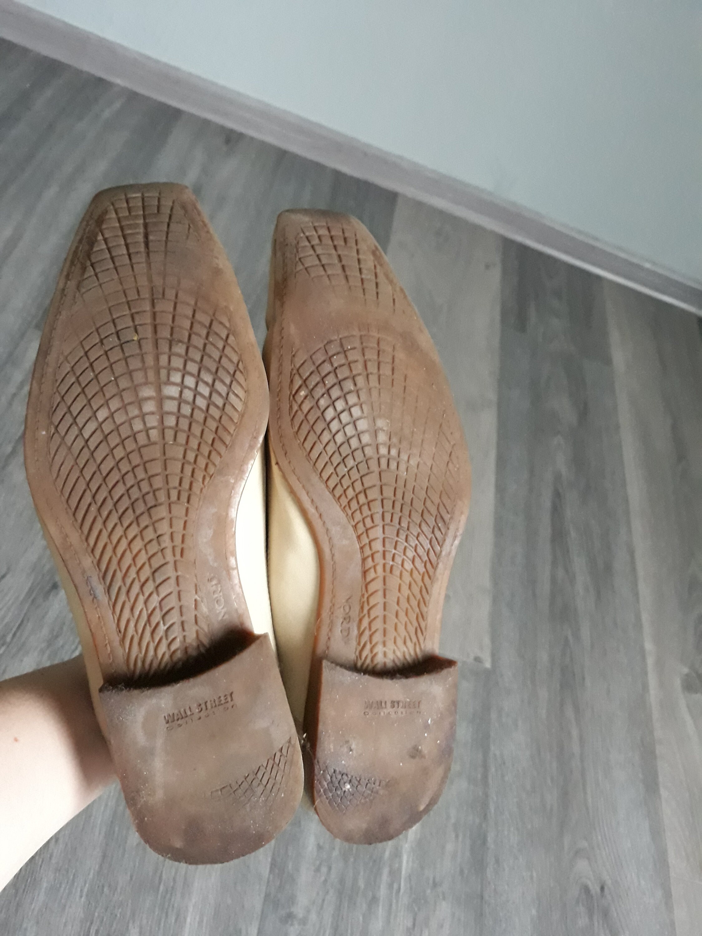 Vintage NORD Beige Leather Loafers - Men