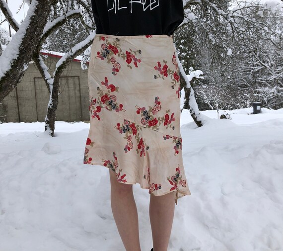 Vintage Italian Skirt Knee Length 