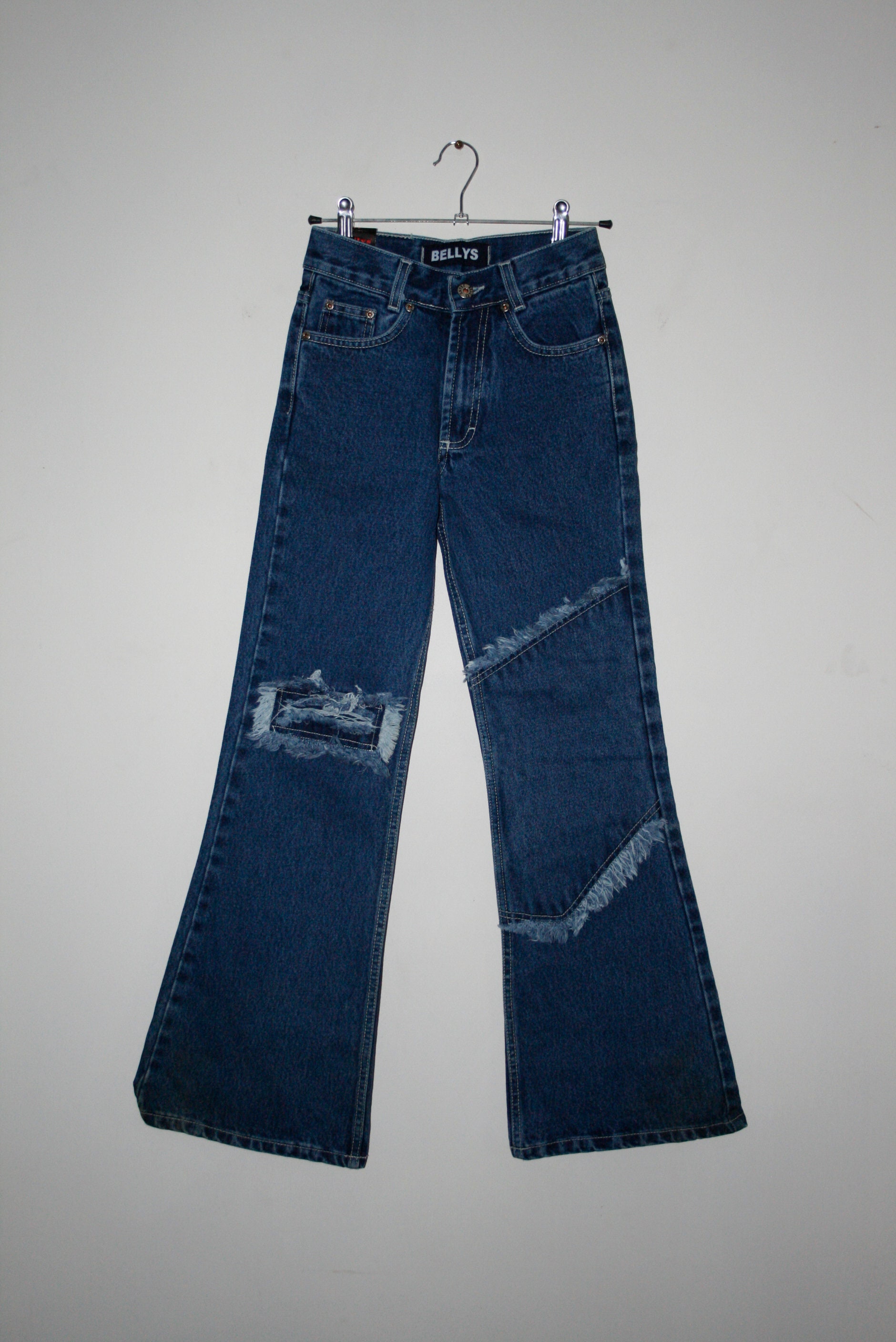 Vintage Kids Blue Jeans High Waisted Deadstock Unused Denim - Etsy