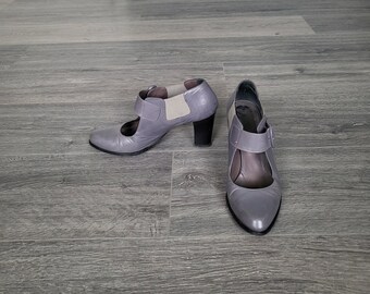 Scarpe Calzature donna Scarpe Mary Janes Edwardian Black Silk Bar Shoes di Hanan Gingell UK 5 