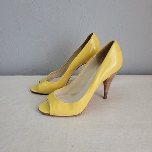Women Yellow Heels Etsy