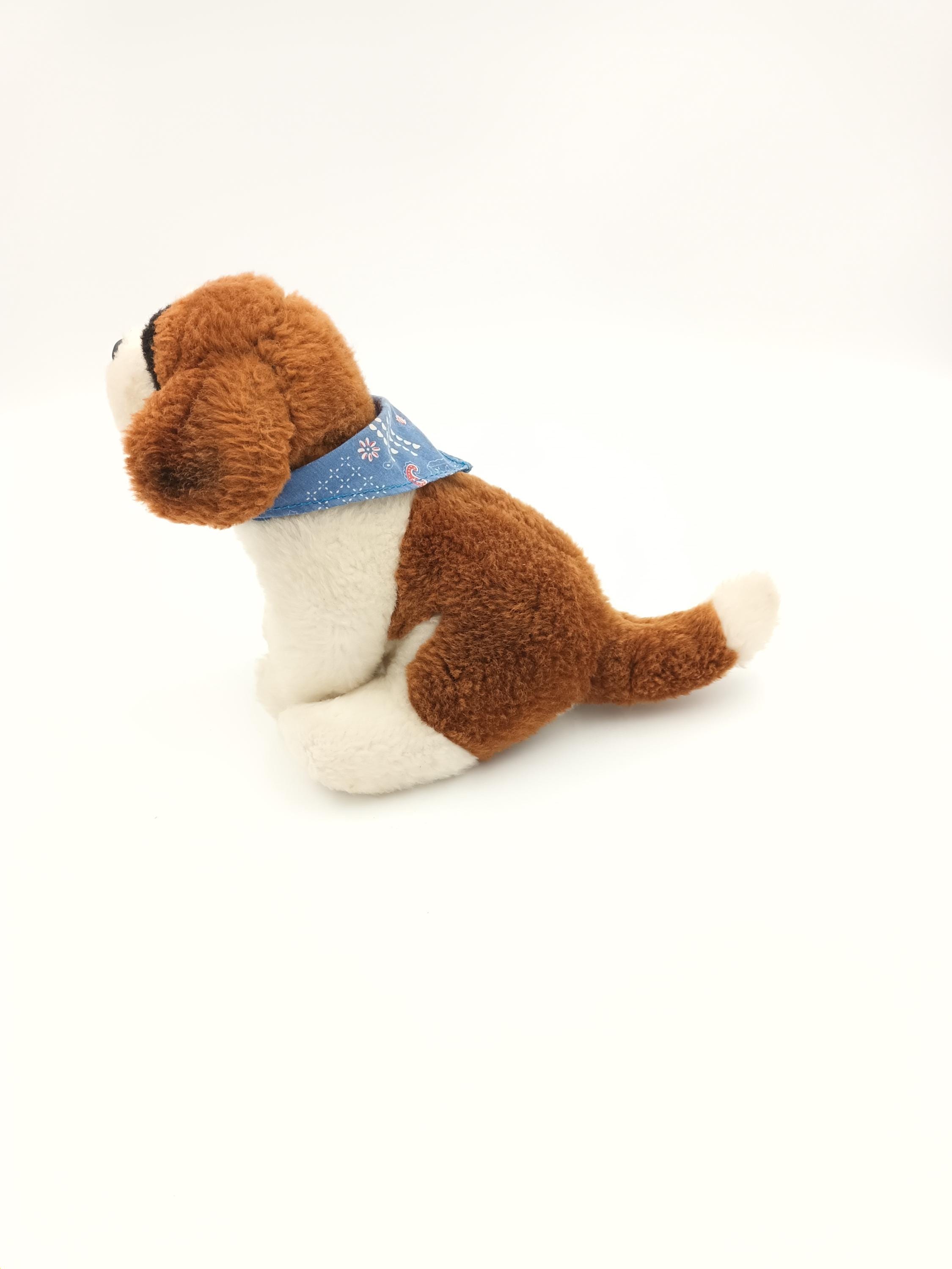 Leosco Germany 子犬用ぬいぐるみ：茶色と白の犬用ぬいぐるみ - Etsy 日本