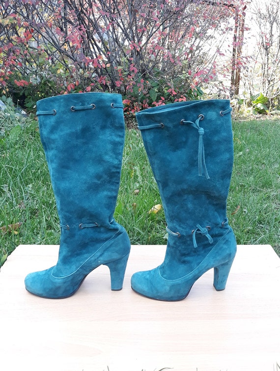 green slouch boots