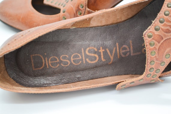 Mocassini Donna Con Tacco Spesso In Pelle - Colore Marrone, Stile Retrò, Punta Rotonda, Slip-on