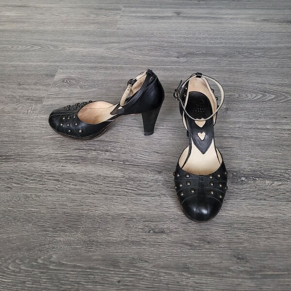 embellished heel shoes