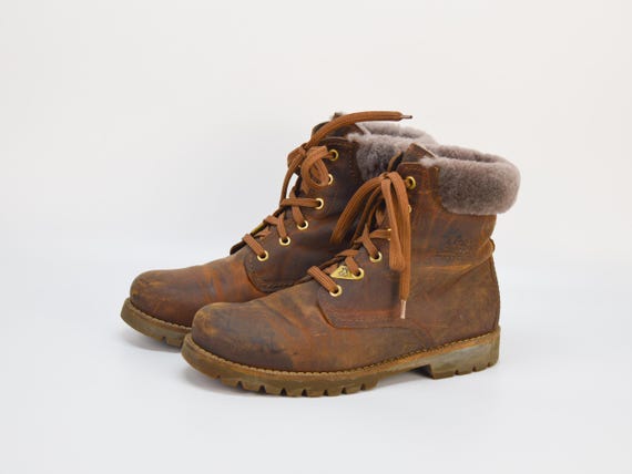 Bottes Marron Cuir Style & Co. Taille 9 Femme - Doublure Fausse Fourrure, Neuf Sans Boîte, Style Neige