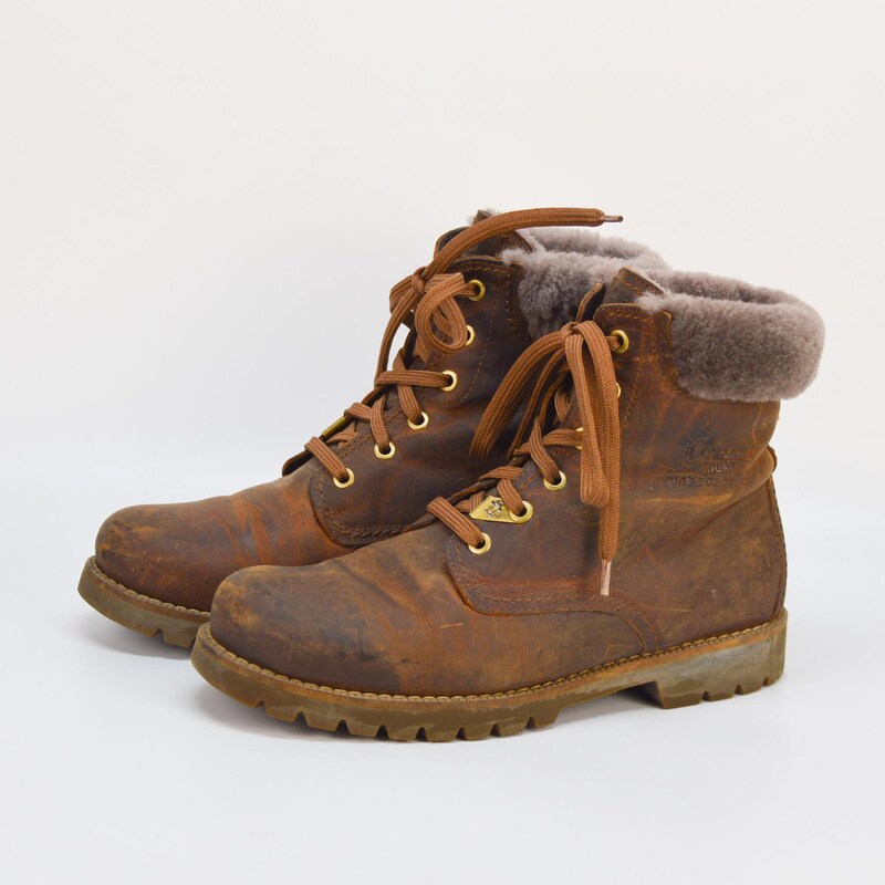 Brown Lace Up Boots