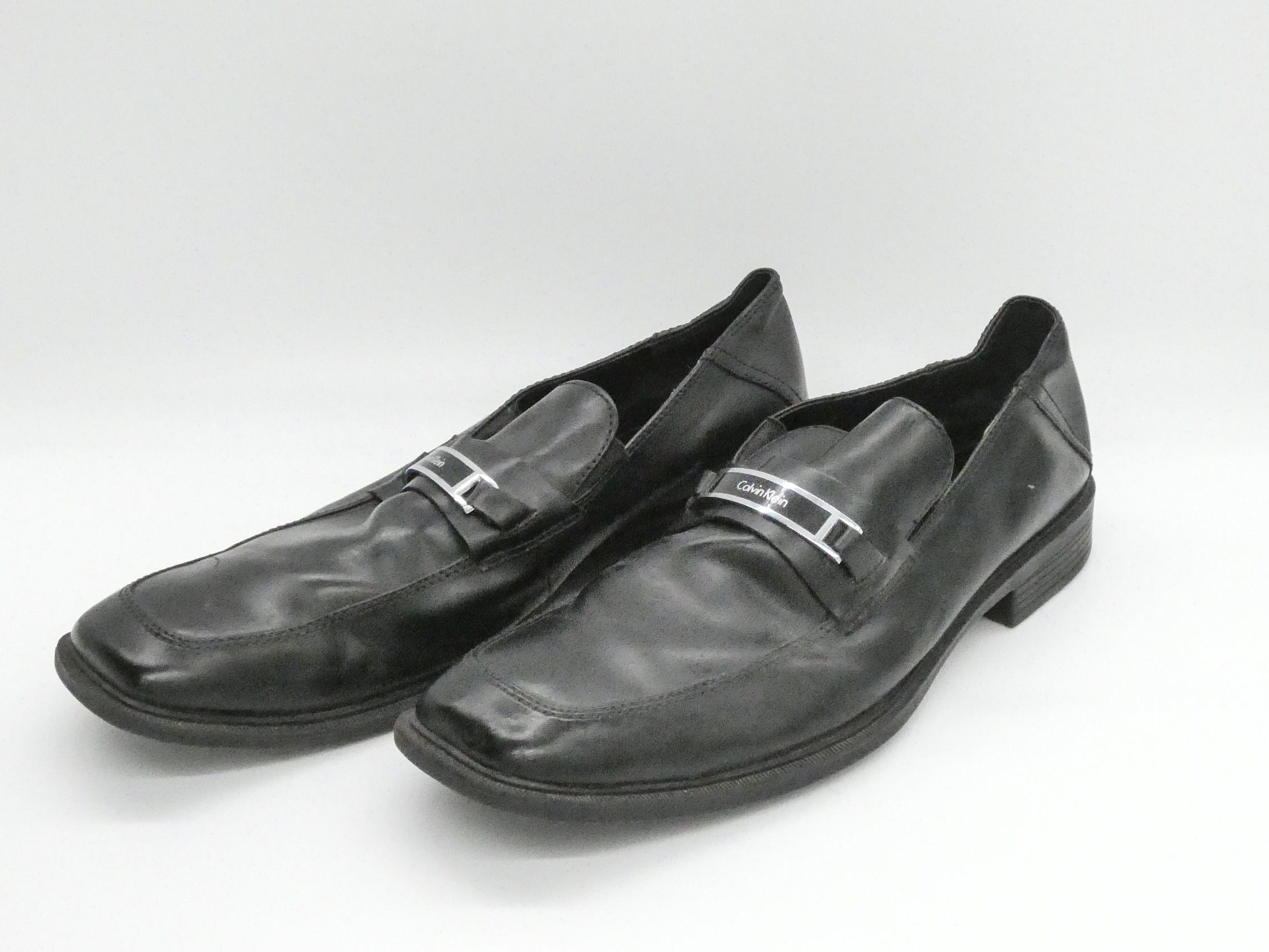 Vintage Calvin Klein Black Leather Loafers - Square Toe Dress Shoes US 11 - Etsy Vintage Calvin Klein Black Leather Loafers - Square Toe Dress Shoes US 11 - Etsy