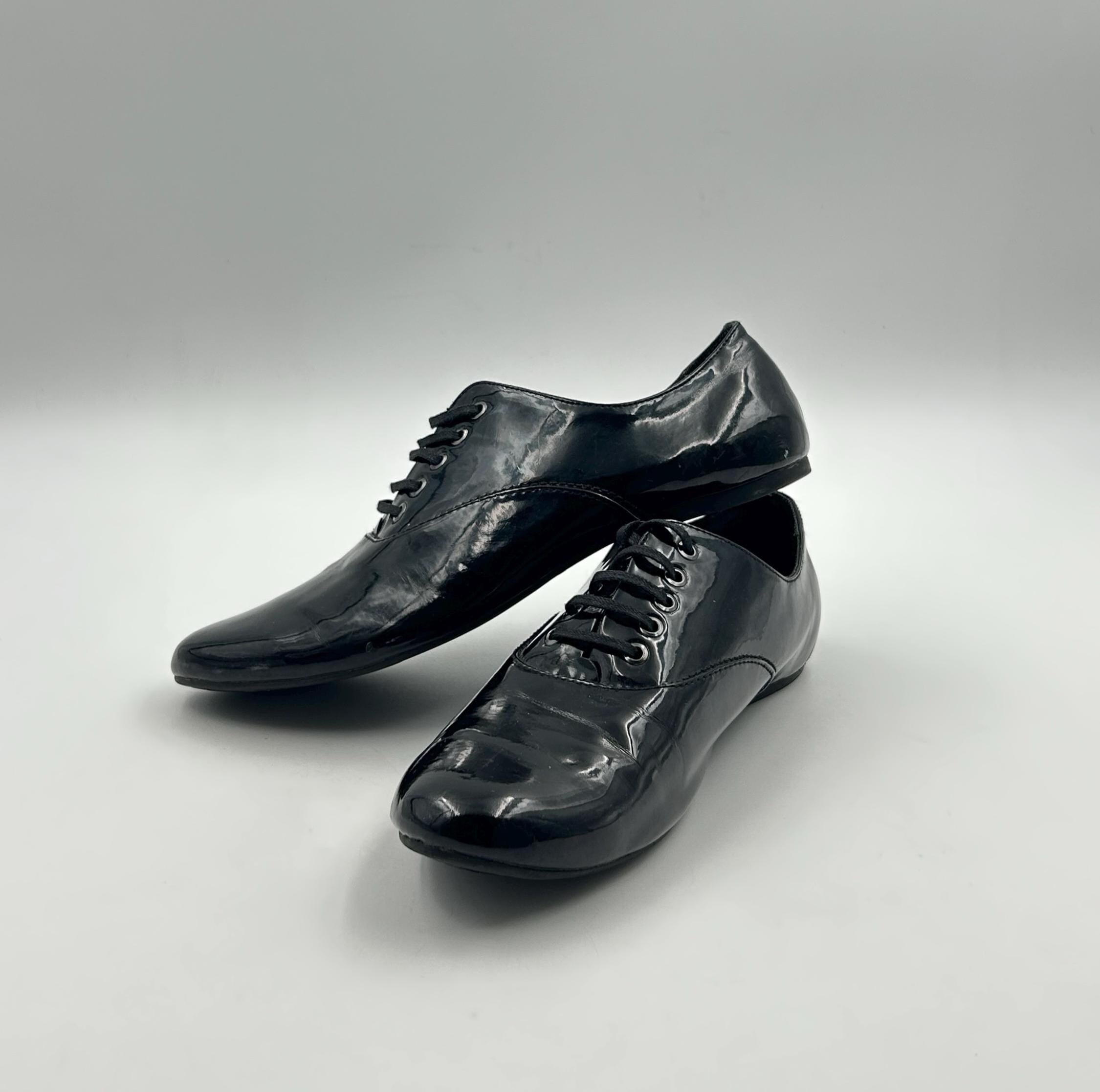 DMTKR0サイズEU42 Zara Black Patent Leather Oxford Shoes - Men's EU42 / US9 - Etsy