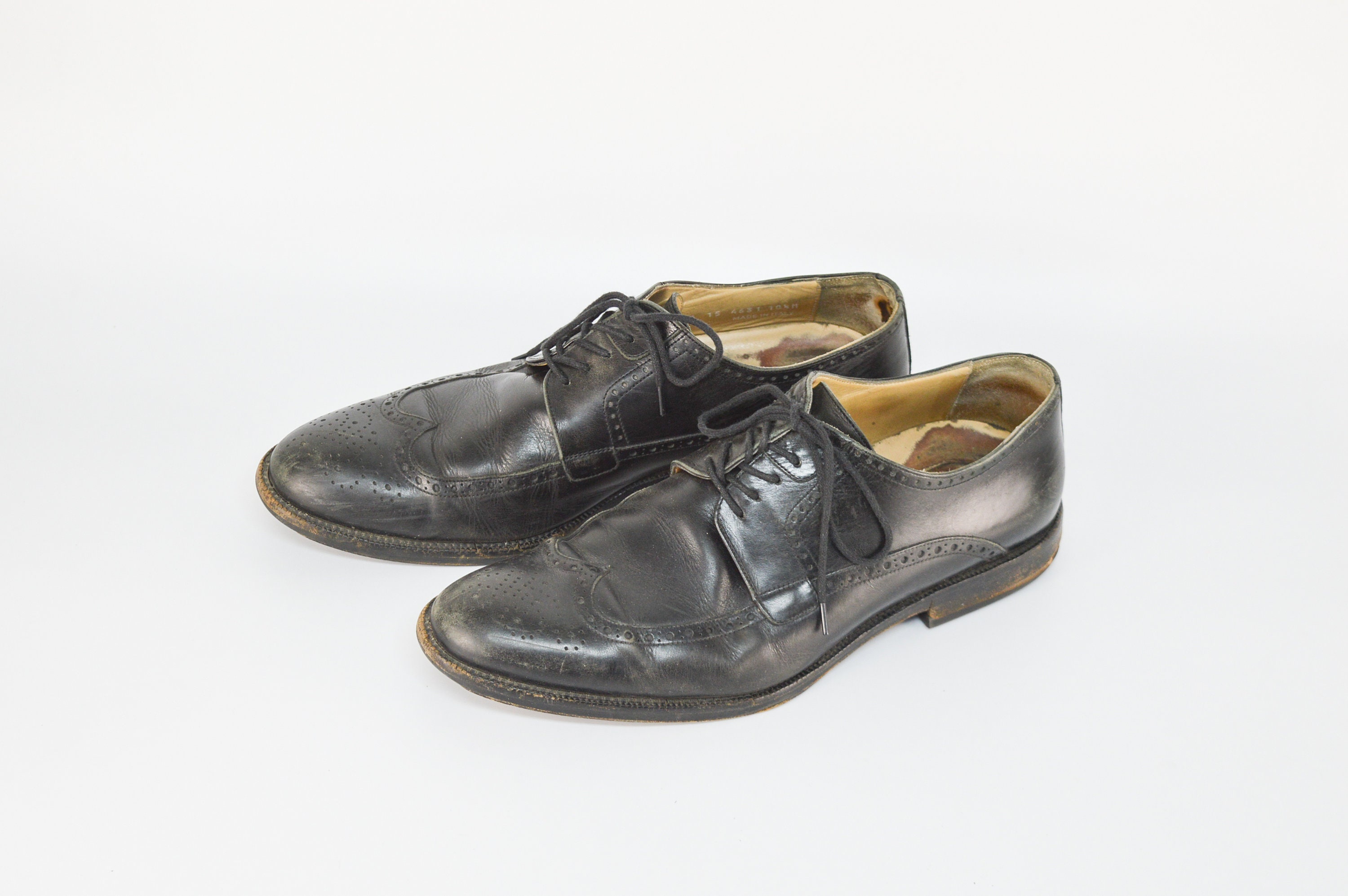 Johnston & Murphy Black Leather Oxfords Lightly Worn JOHNSTON & MURPHY Optima Black Leather Cap Toe Oxfords Dress  main image 4