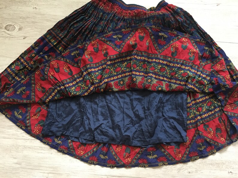 Knee Length Pleated Skirt