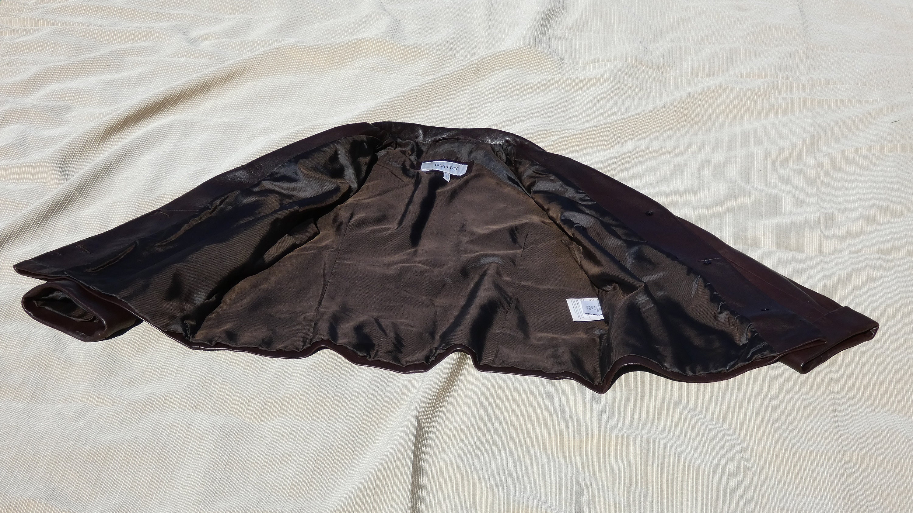 Vintage Chestnut Brown Leather Jacket: Women's Plus Size Blazer, XL - Etsy