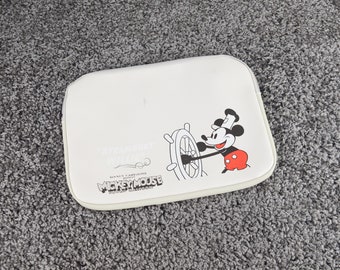 Étui pour tablette avec bateau à vapeur Willie | Pochette zippée pour ordinateur portable Mickey Mouse | Disney