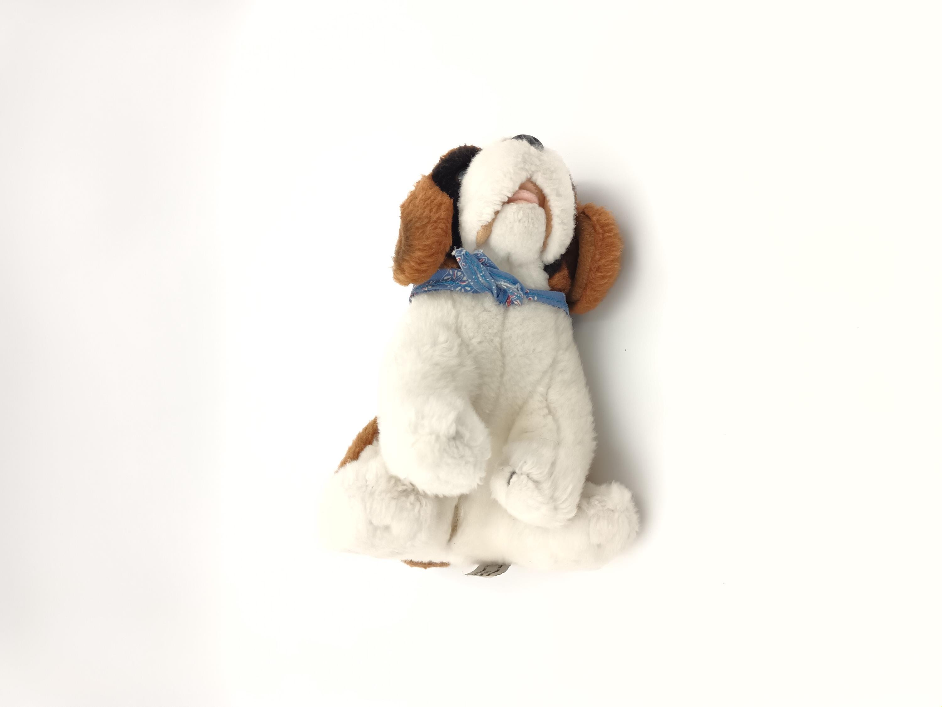 Leosco Germany 子犬用ぬいぐるみ：茶色と白の犬用ぬいぐるみ - Etsy 日本