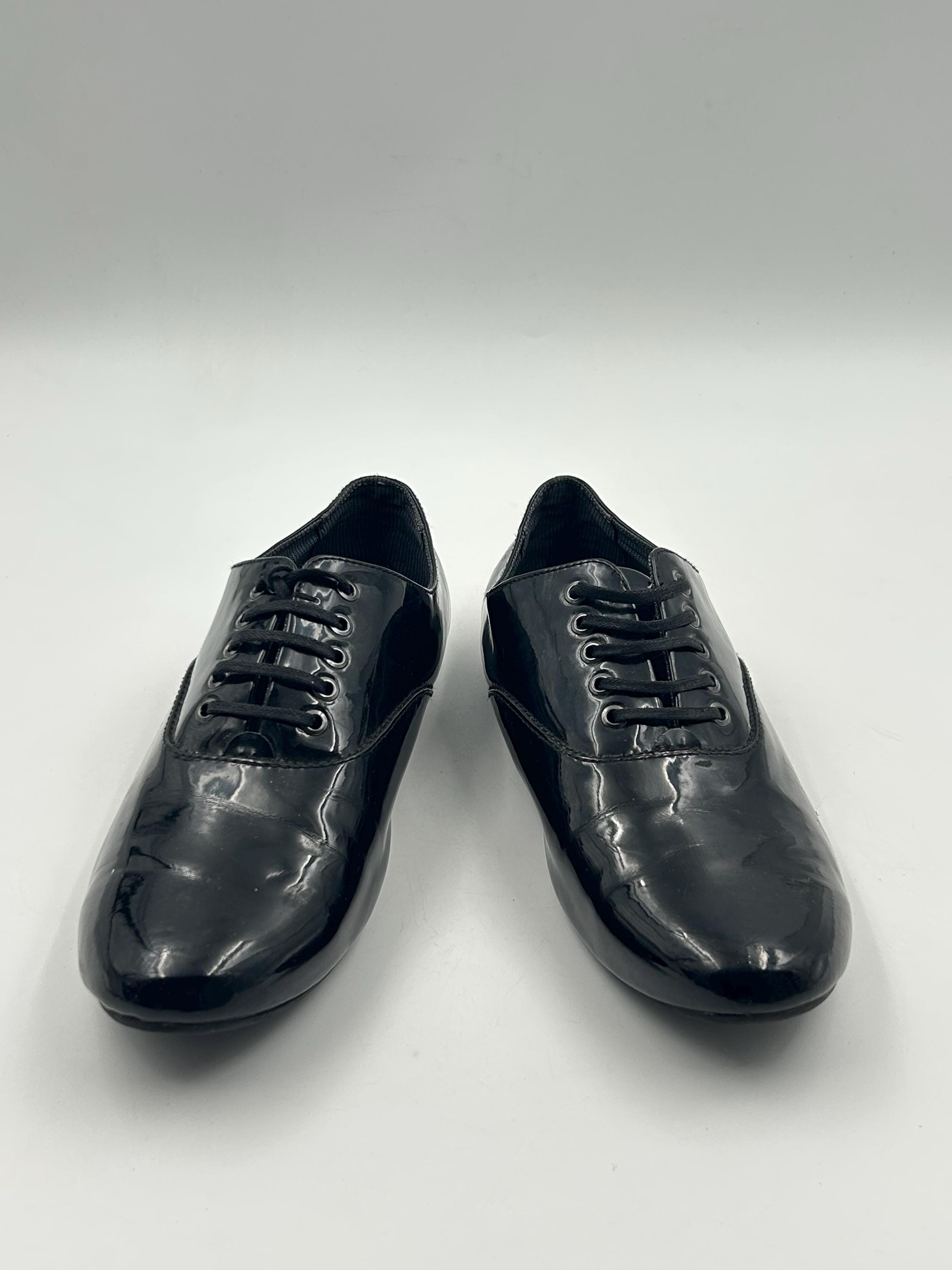 Zara Black Patent Leather Oxford Shoes - Men's EU42 / US9 - Etsy