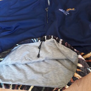 Vintage Men track suit Sports wear Unisex jacket Colorblock half Zip up S size Windbreaker 80s image 9