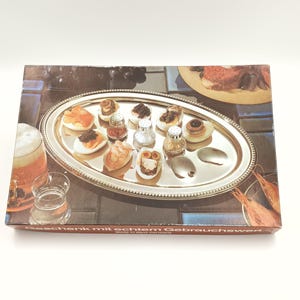 Vintage Plate Tray Serving platter for 10 Egg Halves stainless steel Tableware / 1970s Made in West Germany / Easter Decor