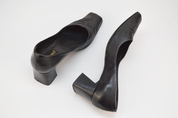 靴 Angled heel square shoes RIM.ARK（リムアーク）の「Angled heel square shoes アングルドヒール