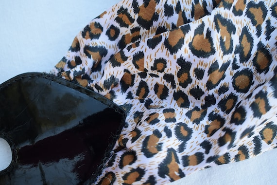 Vintage 80s Leopard Print Belt: Safari Style Doub… - image 10