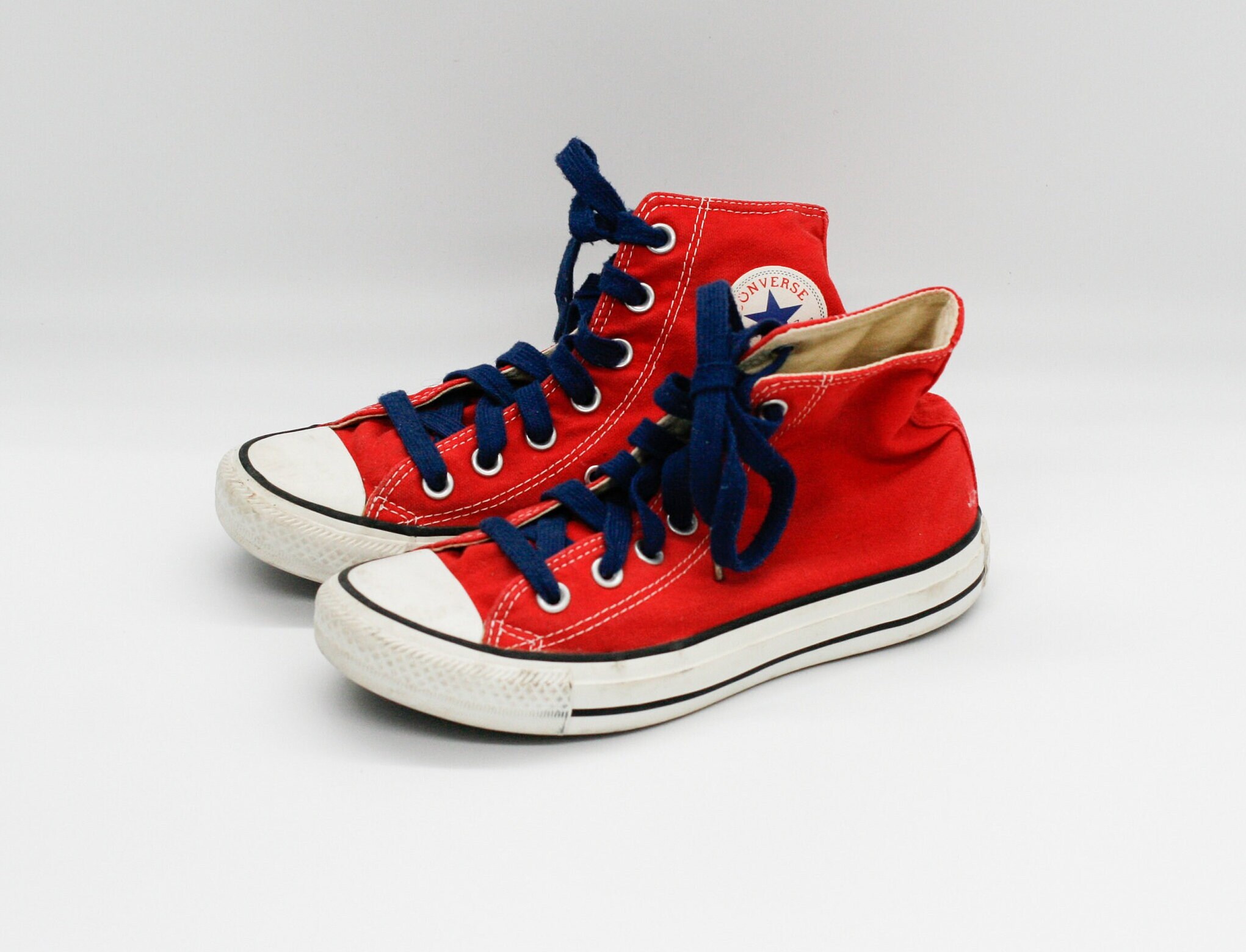 Red Converse Usa Etsy
