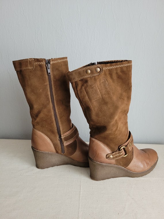 Bottes Chelsea En Daim Marron - Marque Queensberry London - Taille 44 - Occasion