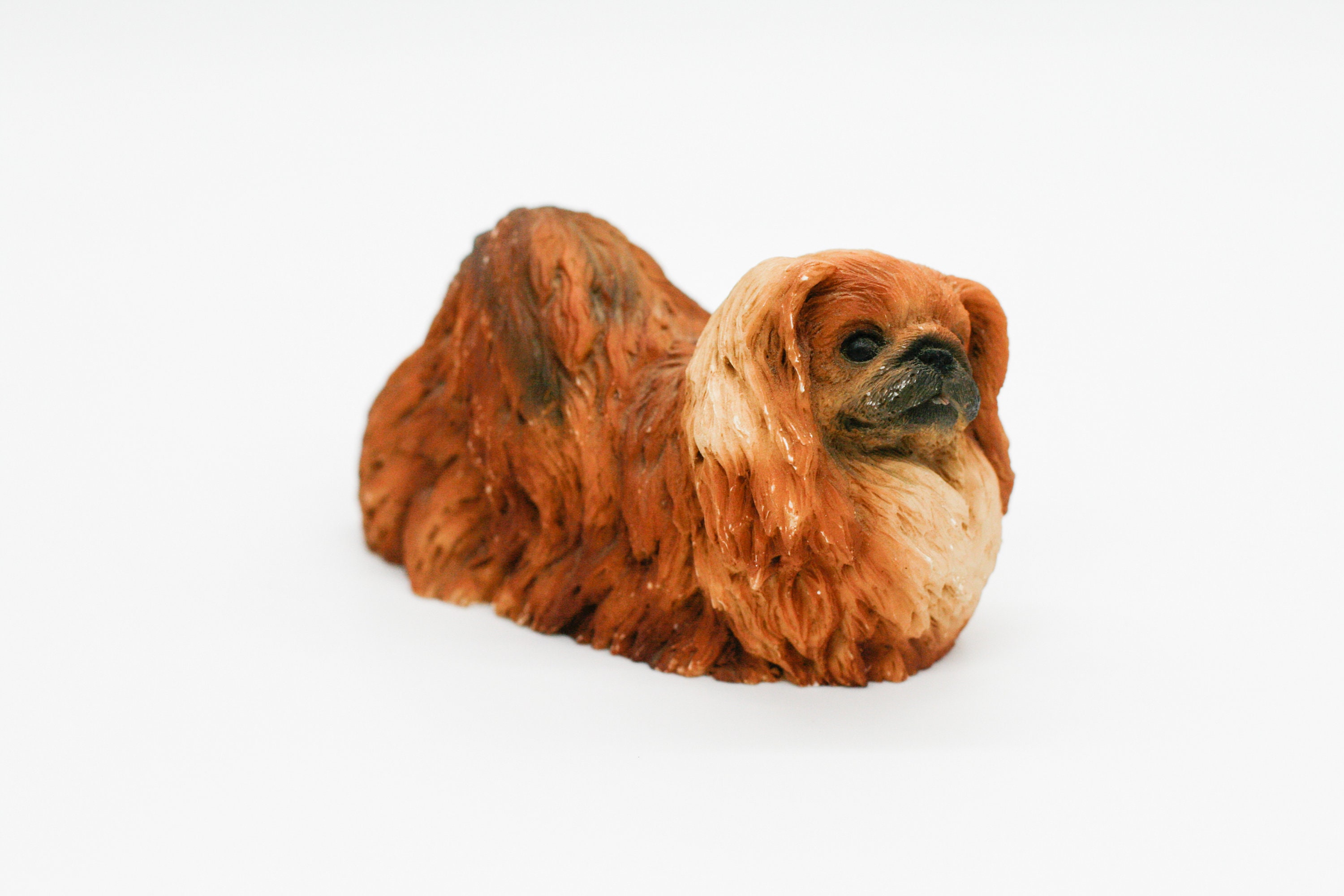 ヴィンテージ ペキニーズ犬 希少/ カスターニャ イタリア製 1988 年代 ヴィンテージ ペキニーズ犬 希少/ カスターニャ イタリア製 1988 年代