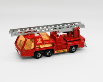 Vintage Matchbox Super Kings K9 Fire Tender | Diecast Fire Truck Scale Model Lesney Made in England 1972