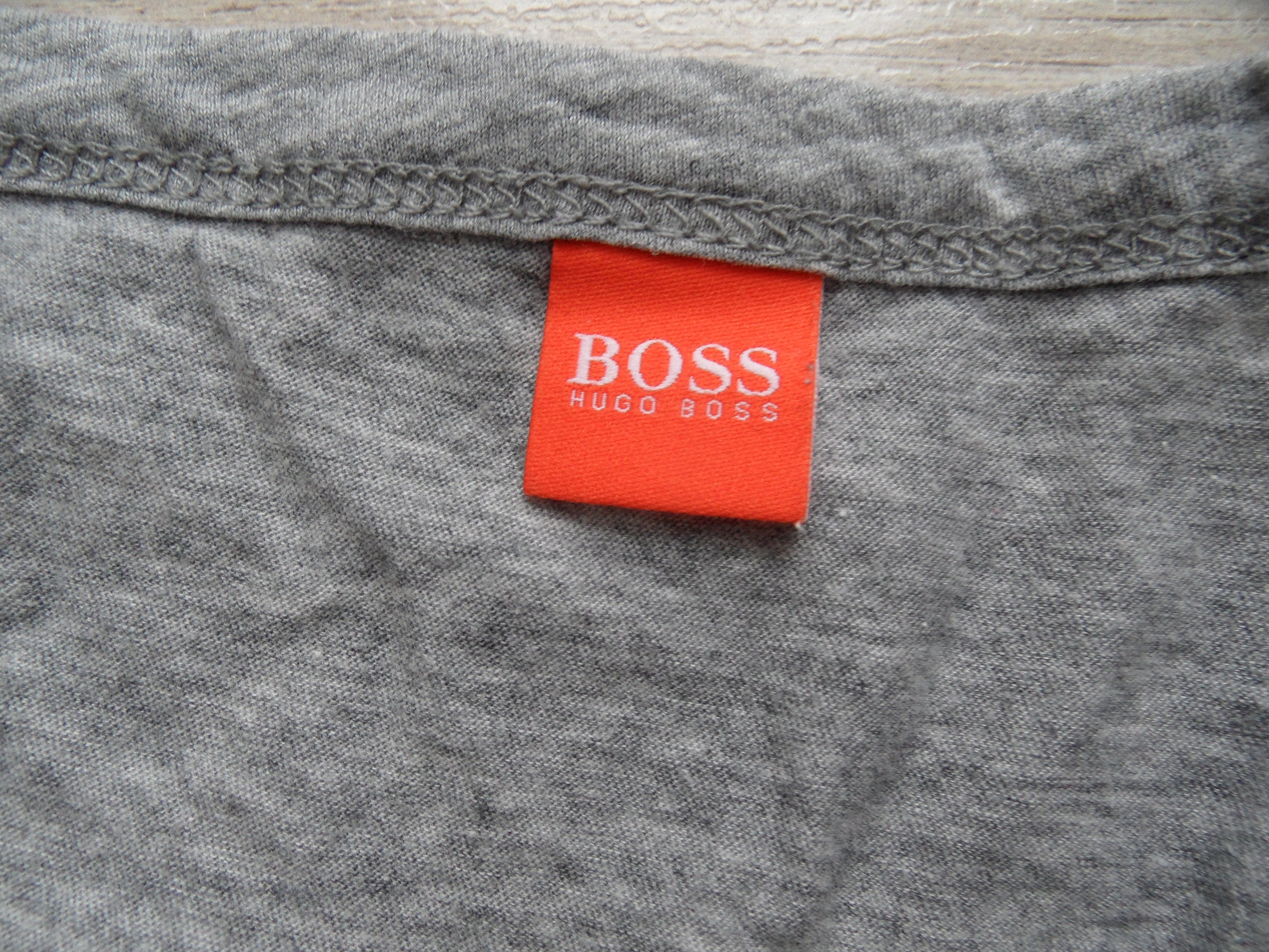 Vintage Hugo Boss T shirt tee Gray Women sport top Large Size | Etsy