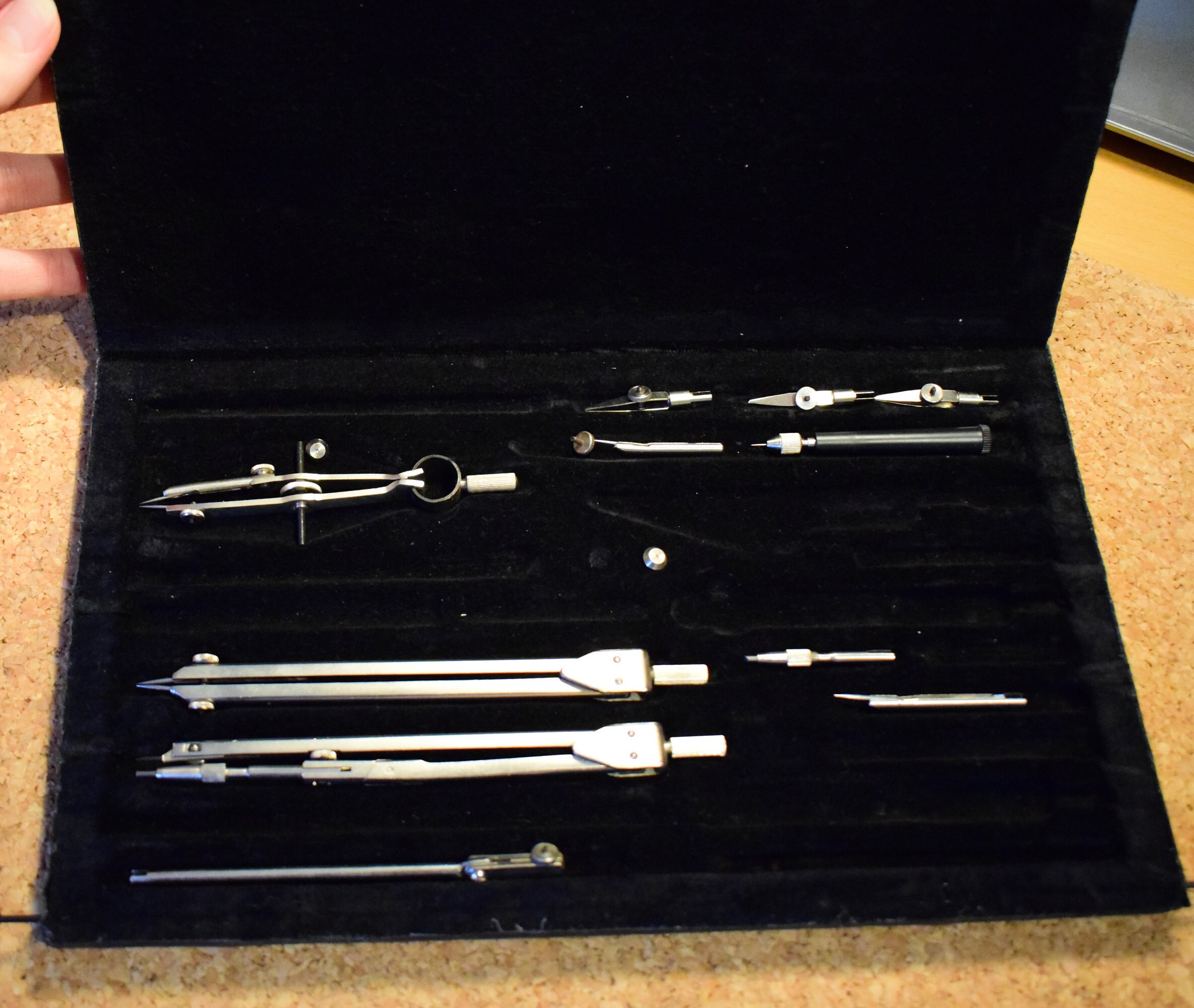 Soviet Compasses Dividers Half Set Original Black Case Etsy