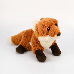 Fuchs Plüschtier in Braun und Weiß | Kuscheltier Stofftier Waldtiere Puppe | Teddykompaniet